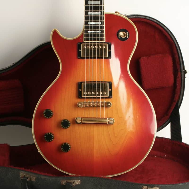 1981 Gibson Les Paul Custom Cherry Sunburst Left Handed 81171001 image 1