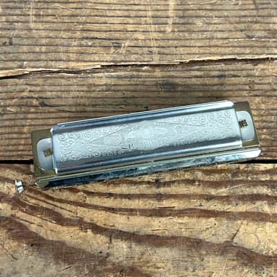Hohner Super Chromonica Key of D - Chrome w/ Case image 2