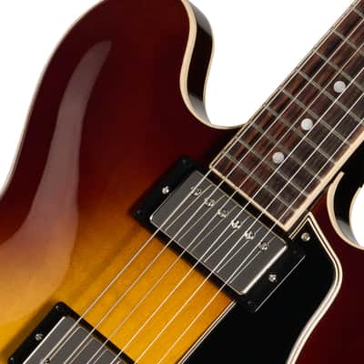 Gibson ES-335 50s Semi-Hollow Electric Guitar - Vintage Tobacco Burst image 6