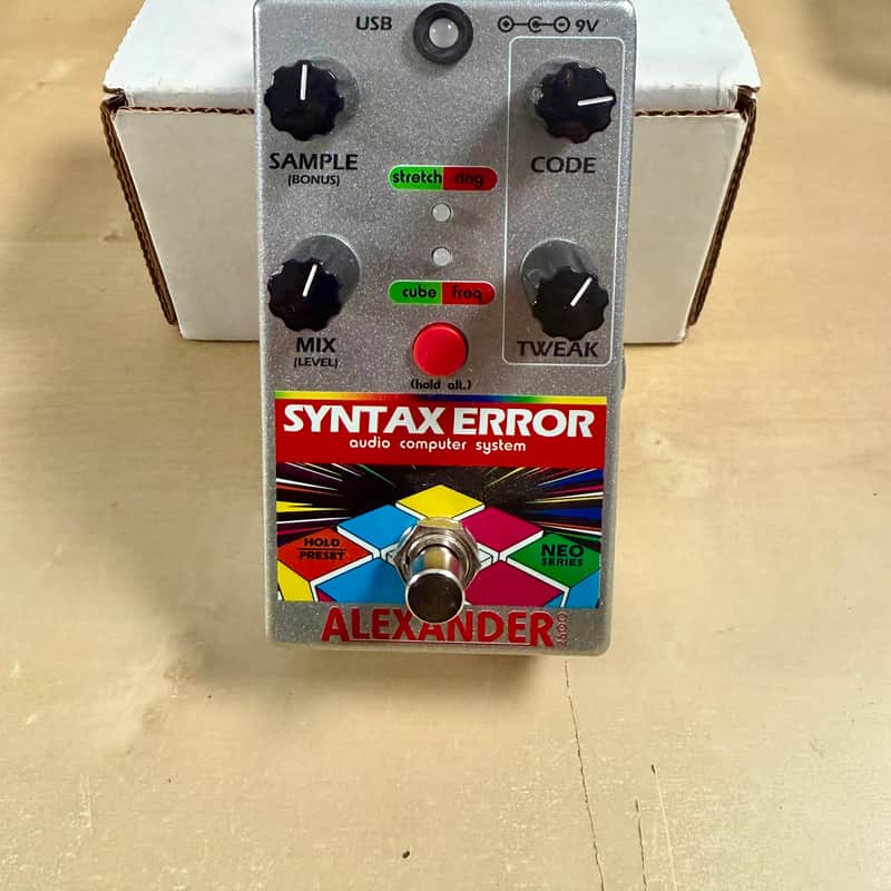2010s Alexander Pedals Syntax Error Graphic
