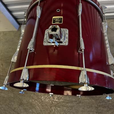 Yamaha BBD-620U Stage Custom Birch 20x17" Bass Drum 2009 - 2014 - Cranberry Red image 4