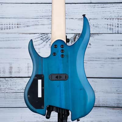 Legator Ghost G7FSS Multiscale Headless7-String Electric Guitar | Hyper Nova Blue image 2