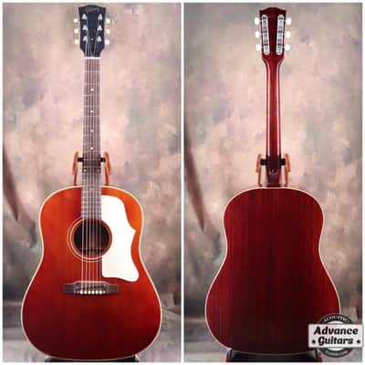 Gibson 1966 J-45 Cherry Red “BGN” Stamped image 1