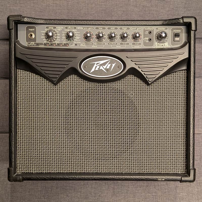 Peavey Vypyr Solid State 15-Watt 1x8" Modeling Guitar Combo 2000s - Black image 1