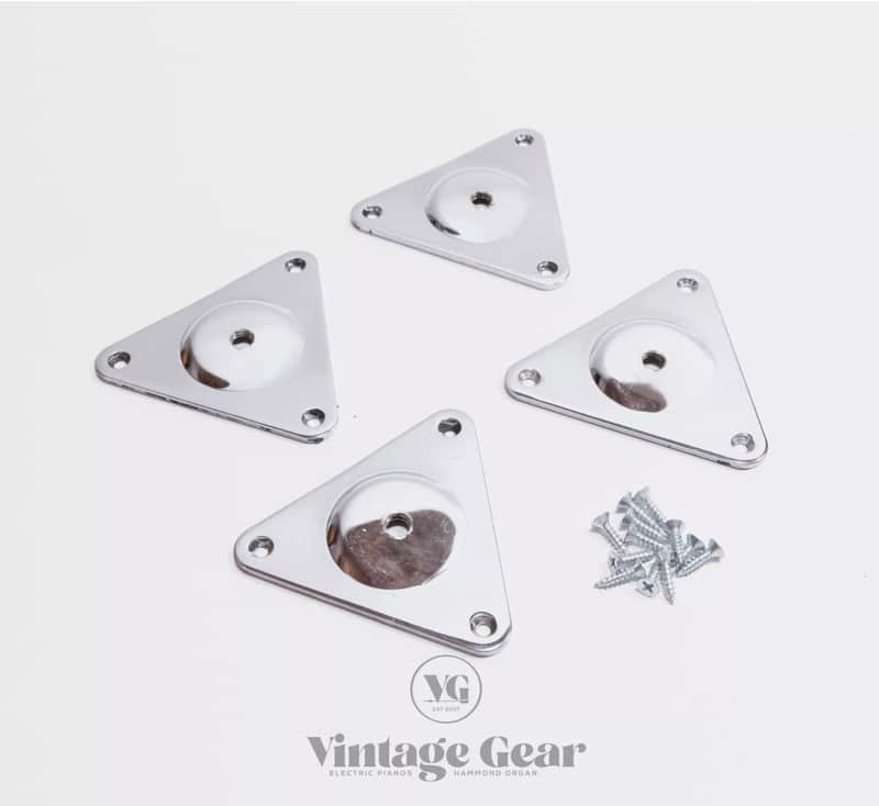 Wurlitzer Electric Piano Leg Plates image 1