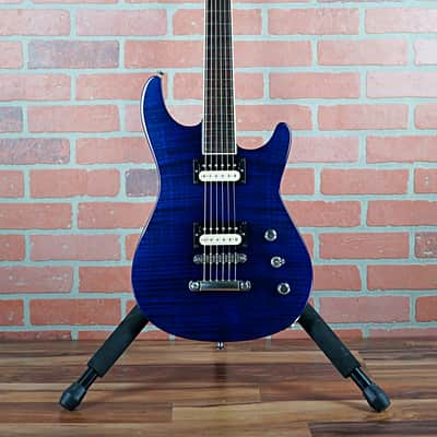 Jackson USA Custom Shop SLS Soloist Flame Maple Top Indy Blue 1997 OHSC image 3