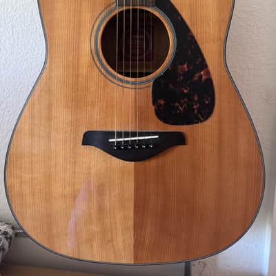 Yamaha FG700S Folk Acoustic Guitar 2010s - Natural image 2