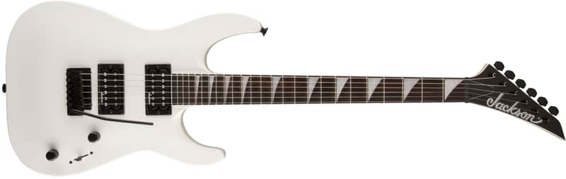 Jackson JS22 Dinky DKA Arch Top Electric Guitar Snow White 24 Fret Maple Neck image 1