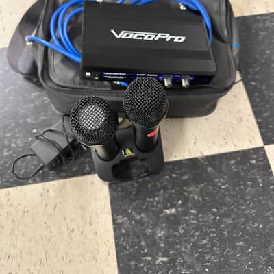 VocoPro UHF-320-S Wireless 2-Channel Handheld Microphone System 2010s - Black image 3