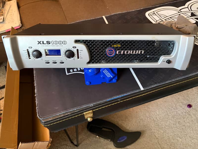 Crown XLS 1500 2-Channel High Density Power Amplifier 2010s - Silver image 1