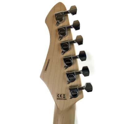 Aria electric baritone guitar gloss black JET-Btone-BK image 15