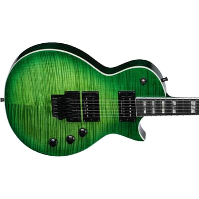 ESP LTD Alex Skolnick AS-1 Signature Electric Guitar - Lime Burst/Lime Green image 5
