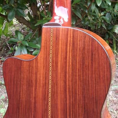Yairi CE-2 Nylon Electric Classical Guitar with cutaway 2008+ SKB Case image 5