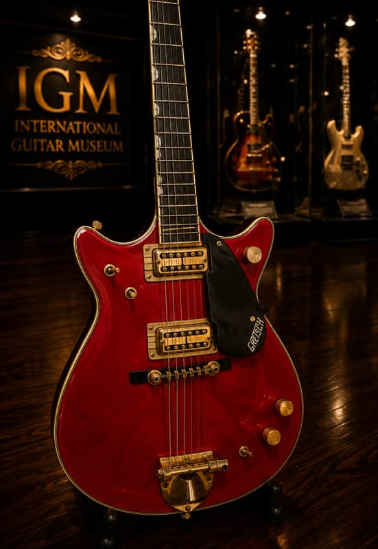 Gretsch JET FIREBIRD 6131 1961 - Red transparent - Very Good