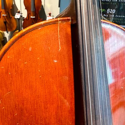 Golden Bamboo Chinese Imported 1/2 Cello Solid Wood Quinn Violin 2000 - Oil Varnish image 9