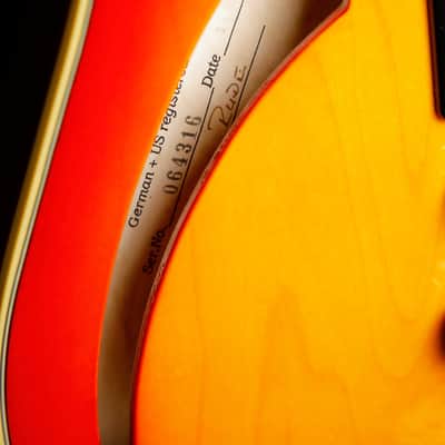 Duesenberg Double Cat 12-String Electric Guitar Fire Burst Pre-Owned image 8
