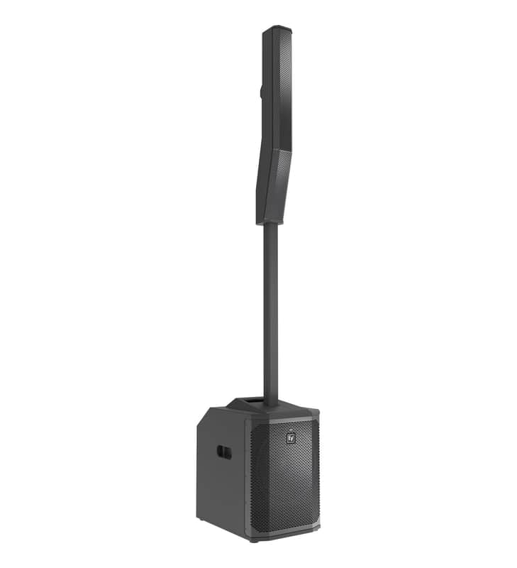 Electro-Voice Evolve 50M Column Speaker Array and Subwoofer with Mixer In Black image 1