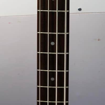 Danelectro DC 59 Reissue Bass Left Handed Lefty Silver Sparkle Electric Bass image 3