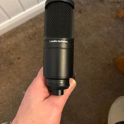 Audio-Technica AT2020 Large Diaphragm Cardioid Condenser Microphone 2010s - Black