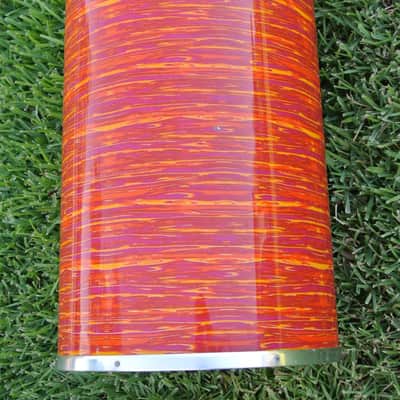 SUPER RARE! 2000's 1st Gen REISSUE LUDWIG MOD ORANGE 23" CANISTER THRONE! RL862 image 7