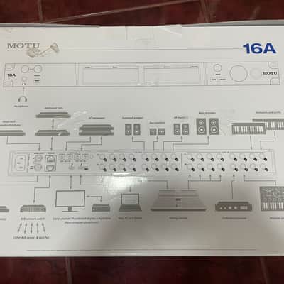 MOTU 16A 32x34 Thunderbolt / USB Audio Interface 2025 - Present - Black image 4