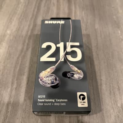 *Unopened* Shure SE215 PRO Wired In-Ear Monitors - 64" - Clear image 1