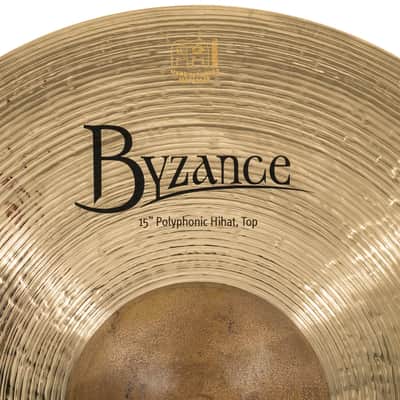 Meinl B15POH-B Byzance Polyphonic HiHat 15" Brilliant - Crash Cymbal image 7