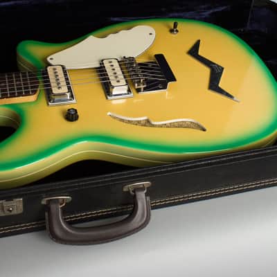 Micro-Frets Golden Melody Semi-Hollow Body Electric Guitar (1969), ser. #1422, original black tolex hard shell case. image 12