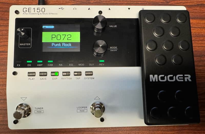 Mooer GE150 Amp Modeller & Multi Effects White. Awesome! image 1
