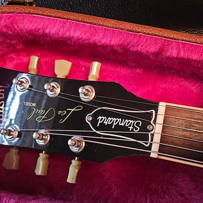 Gibson Colours Limited Edition LesPaul 1990 - Mocha ( originally "Ebony") image 6