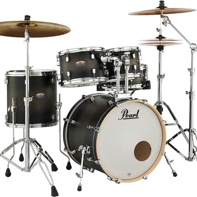 Pearl Decade Maple 5-Piece Shell Pack - Satin Black Burst (DMP905P/C262) image 2