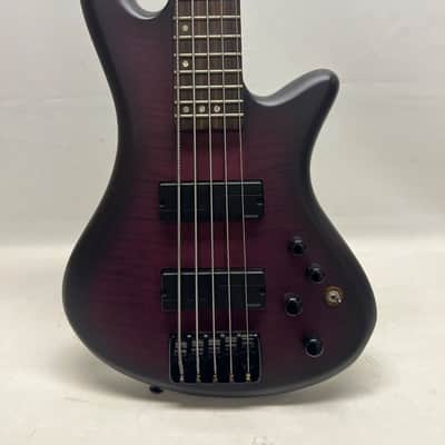 Schecter STILETTO STUDIO-5 2022 - TRANSPARENT PURPLE BURST image 4