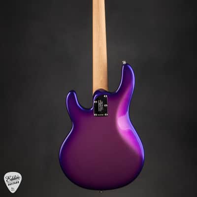 (SEP 9)Ernie Ball Music Man Short Scale StingRay - Galactic Pearl #K14707 image 5