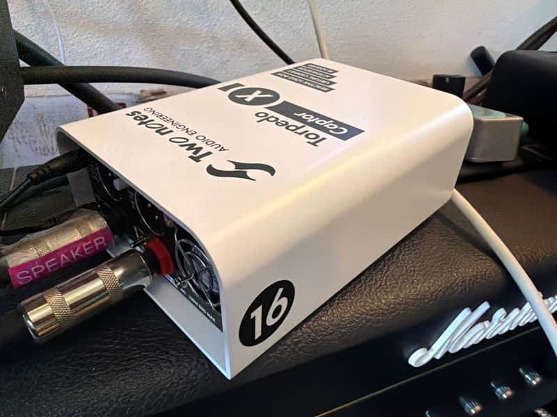 Two Notes Torpedo Captor X 16ohm Stereo Reactive Load Box / Attenuator 2020 - White image 1