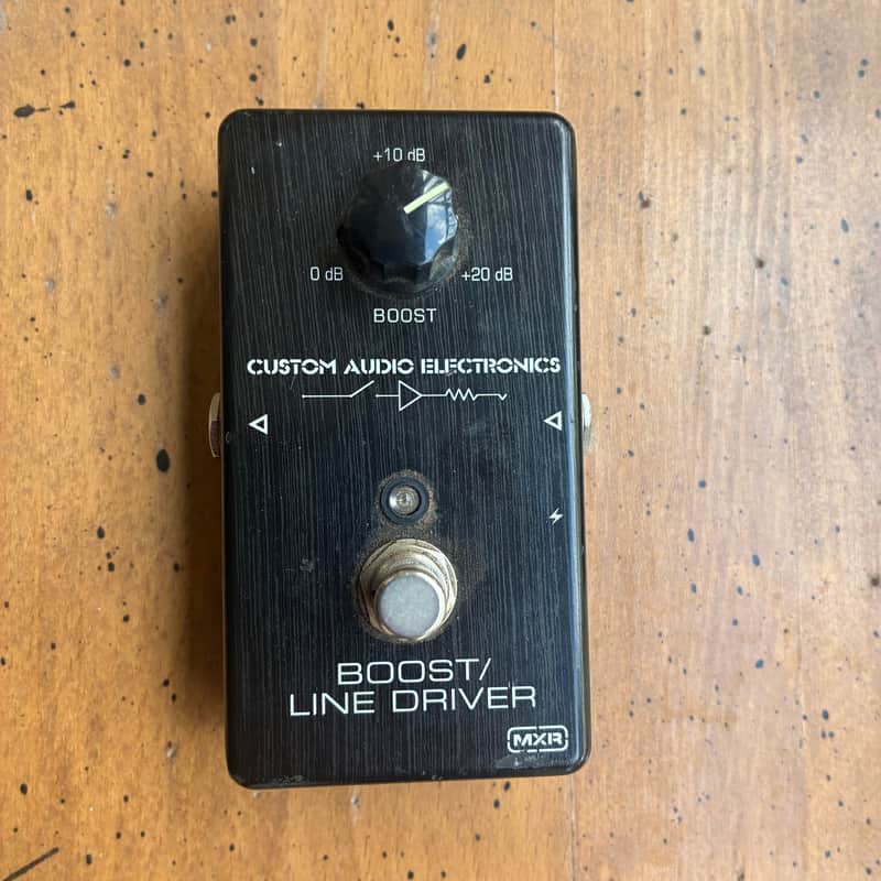 MXR MC401 CAE Boost / Line Driver 2007 - Present - Black electric guitar pedal clean boost image 1