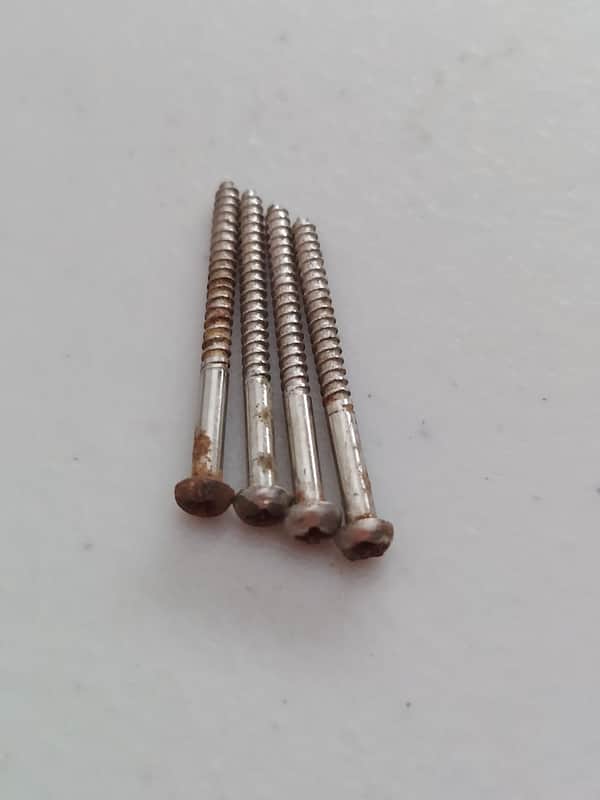 1960's Fender Precision Bass Pickup Screws (4) (M-165) image 1