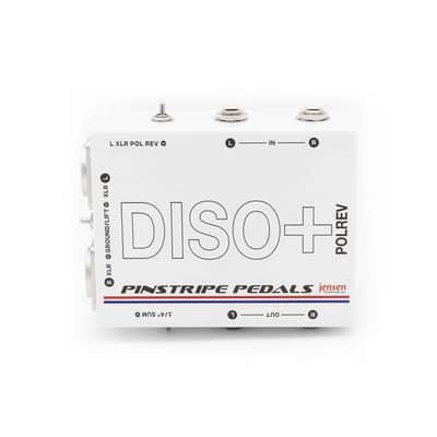 Pinstripe DISO+ POLREV Stereo Line Isolator, w/XLR Polarity Reverse Switch image 1