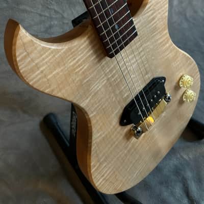 96 art Solid Body Set Neck Doublecut Jr Mahogany and Maple Guitar - Custom Handmade image 6