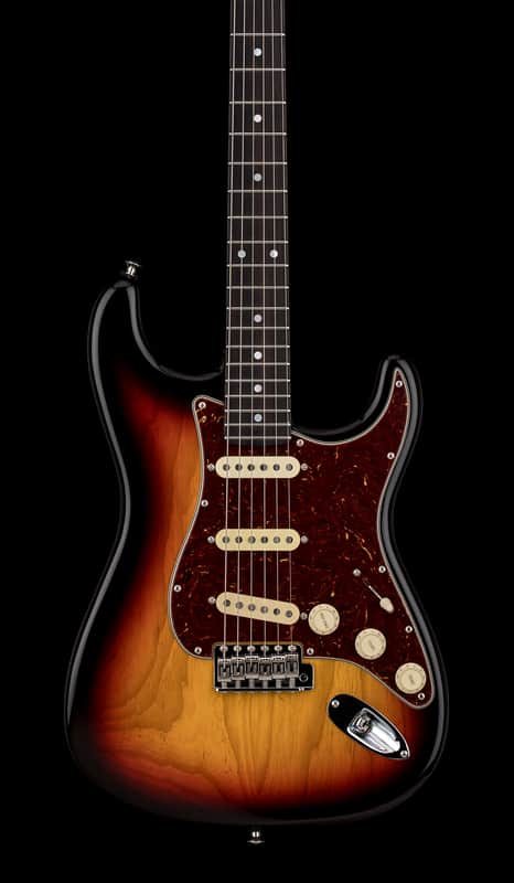 Fender Custom Shop American Custom Stratocaster NOS (2024) - Chocolate 3-Color Sunburst #17134 with Original Hard Case image 1