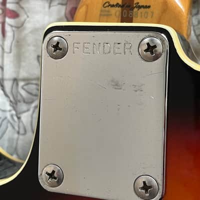 Fender Japan Blind Faith Eric Clapton '62 Telecaster Stratocaster 1998 - Sunburst image 9