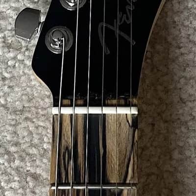 Fender American QMT Telecaster with Pale Moon Ebony Fretboard 2020 - Transparent Black image 4