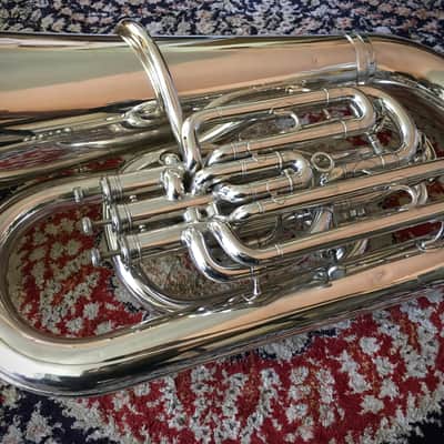 Besson Sovereign BE-981 Compensating EEb Tuba w/hard & soft cases image 9