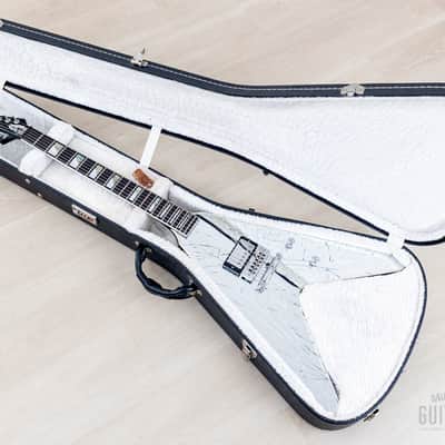 2011 Washburn Custom Shop Limited Edition Paul Stanley PSV 2200 Cracked Mirror Flying V, Near-Mint w/ Case image 16