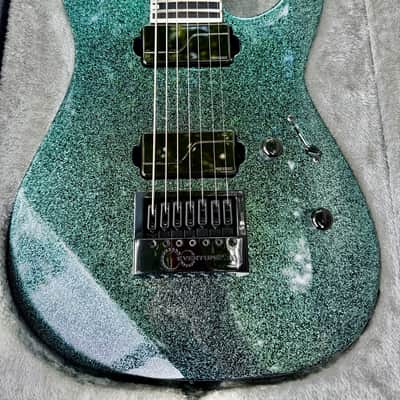 ESP E-II M-II 7B Baritone 7-String Evertune Guitar w/ Case – Granite Sparkle image 2