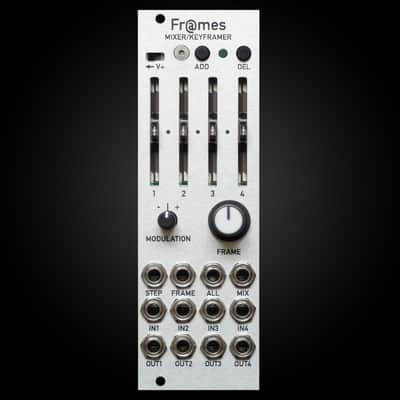 FRAMES ( PLANCKS ) / 8HP slider version of Mutable Instruments Frames / uFRAMES / Eurorack / Silver Panel image 1