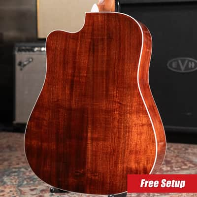 Martin DC-13E Modern Dreadnought Acoustic/Electric Guitar - Spruce/Koa with Gig Bag image 2