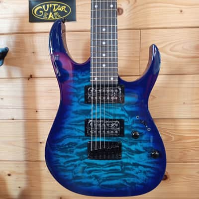 IBANEZ GRG7221QA Transparent Blue Burst - 7 Strings image 1