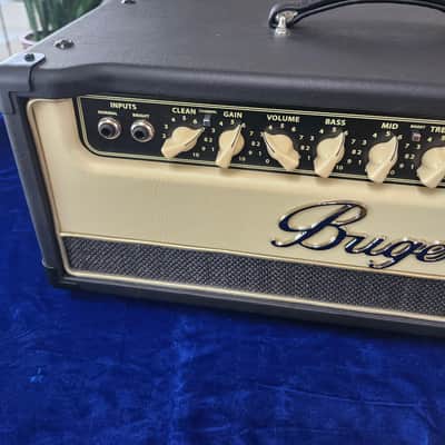 Mint Used Bugera V22HD INFINIUM 22W 2-Channel Tube Amp Head - 2-Tone Black and Cream w/ Original Box image 3