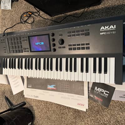 Akai MPC Key 61 Standalone Workstation Synthesizer 2024 - Present - Black image 5