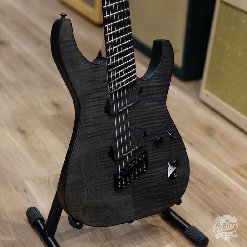 ESP LTD M-1007 MS Multi-Scale 7-String Guitar – See Thru Black